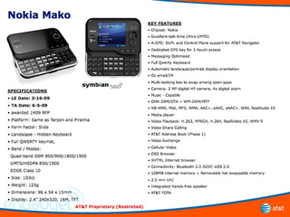Illustration for article titled Nokia Mako Side-Slider and Oh-So-Shiny Thresher for AT&T